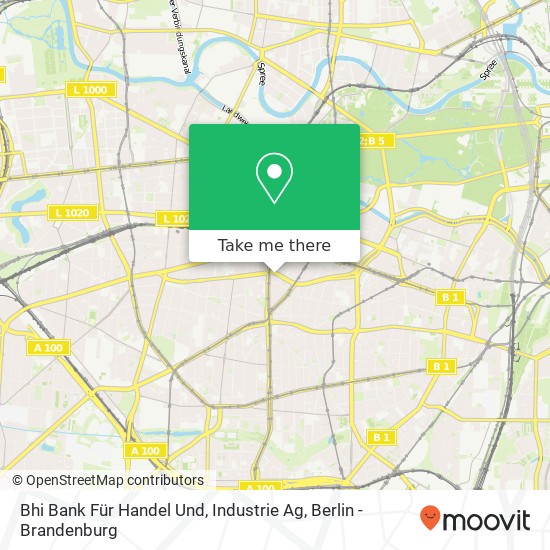 Bhi Bank Für Handel Und, Industrie Ag map