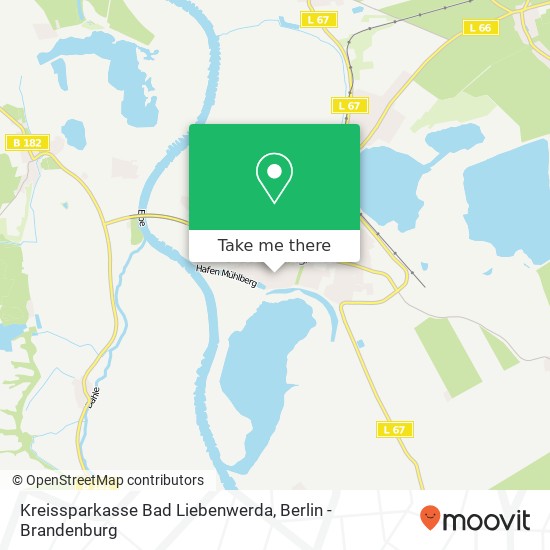 Kreissparkasse Bad Liebenwerda map