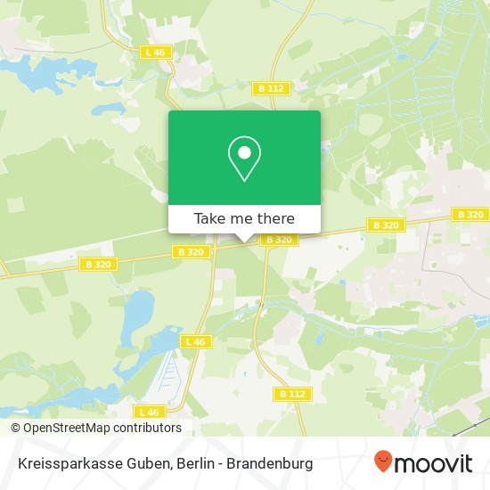 Карта Kreissparkasse Guben