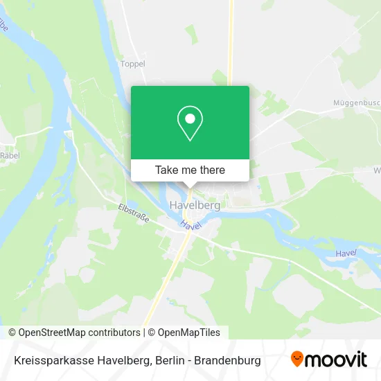 Карта Kreissparkasse Havelberg
