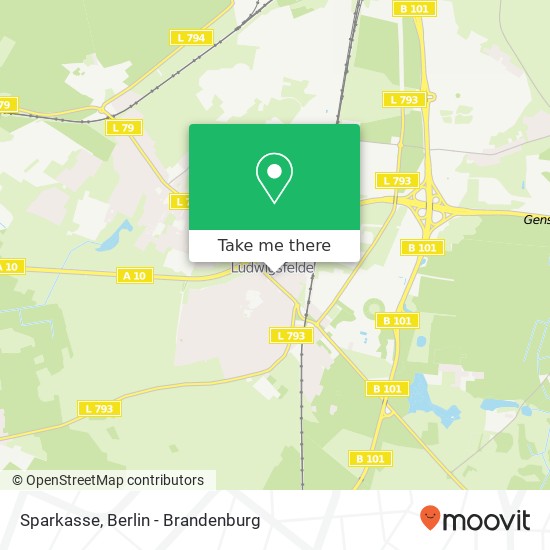 Sparkasse map