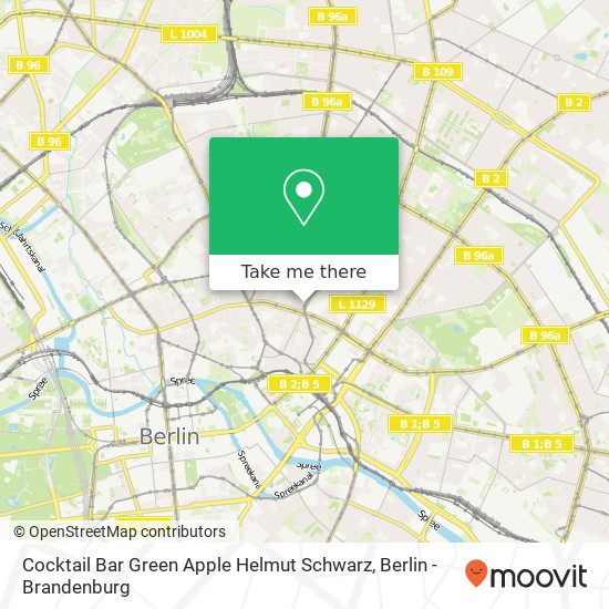 Карта Cocktail Bar Green Apple Helmut Schwarz