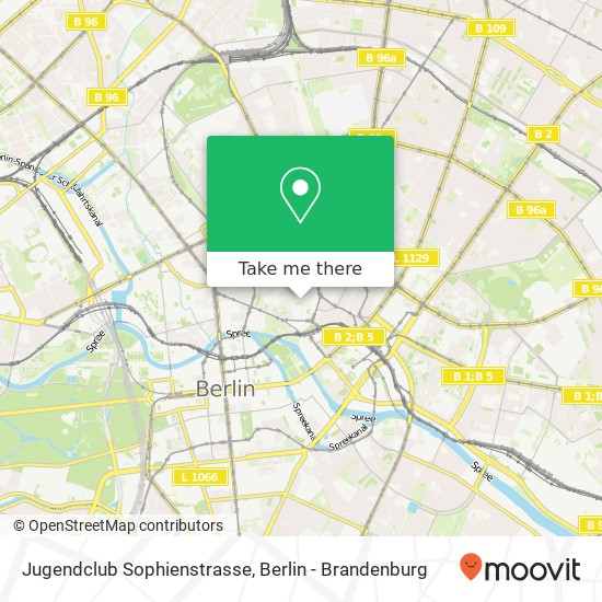 Jugendclub Sophienstrasse map