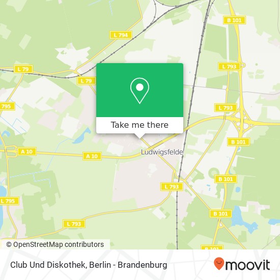 Club Und Diskothek map