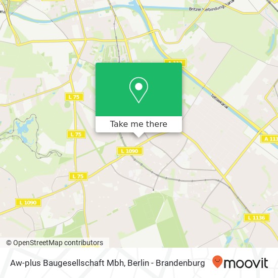 Aw-plus Baugesellschaft Mbh map
