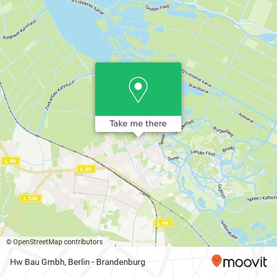 Hw Bau Gmbh map