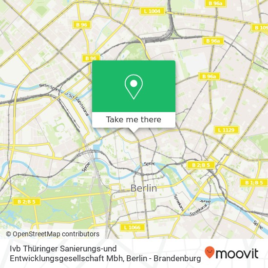 Карта Ivb Thüringer Sanierungs-und Entwicklungsgesellschaft Mbh