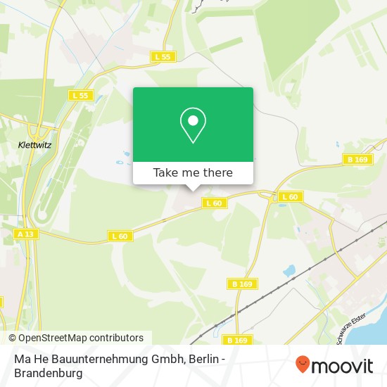 Карта Ma He Bauunternehmung Gmbh