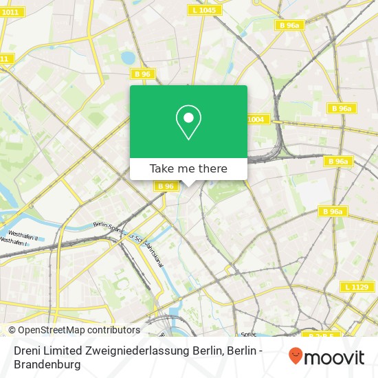 Dreni Limited Zweigniederlassung Berlin map