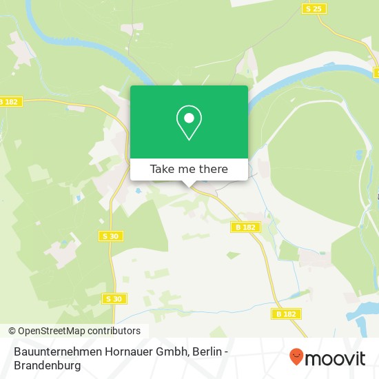 Bauunternehmen Hornauer Gmbh map