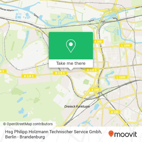 Hsg Philipp Holzmann Technischer Service Gmbh map