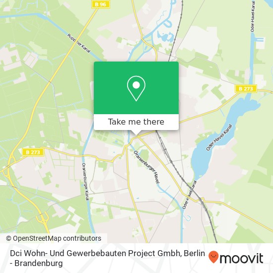 Карта Dci Wohn- Und Gewerbebauten Project Gmbh