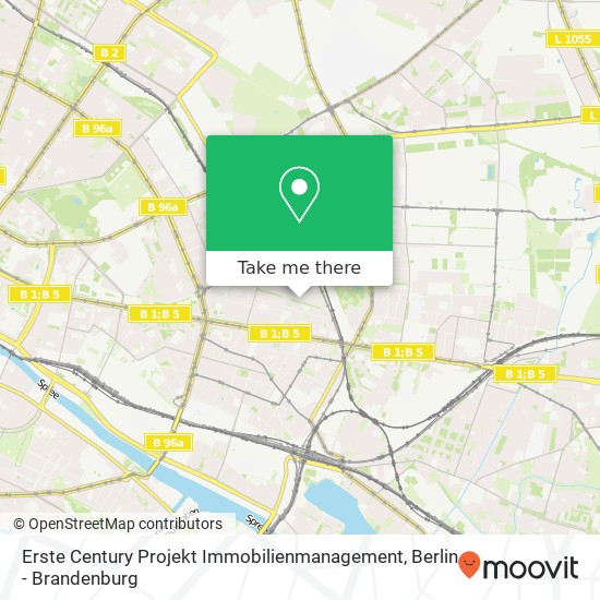 Erste Century Projekt Immobilienmanagement map