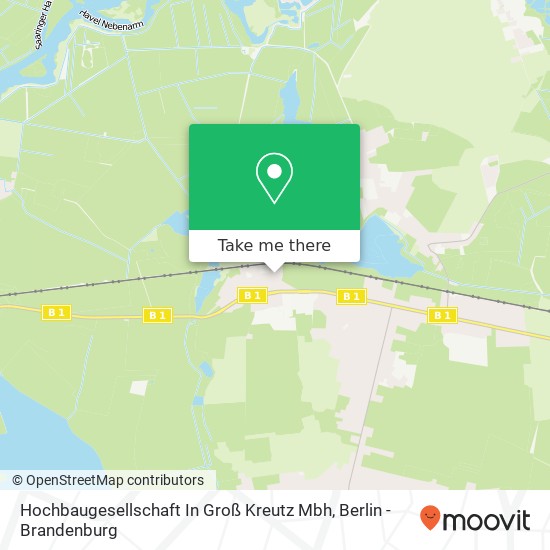 Hochbaugesellschaft In Groß Kreutz Mbh map