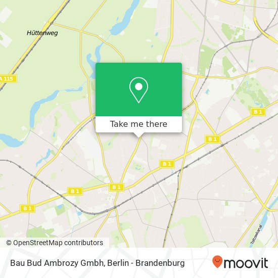 Bau Bud Ambrozy Gmbh map