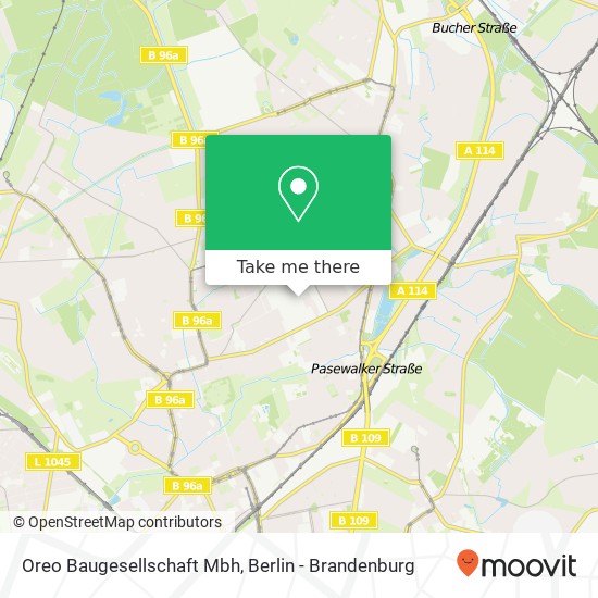 Oreo Baugesellschaft Mbh map
