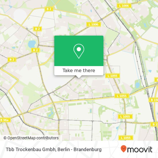Карта Tbb Trockenbau Gmbh