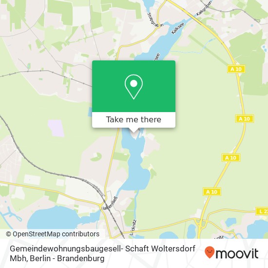 Gemeindewohnungsbaugesell- Schaft Woltersdorf Mbh map