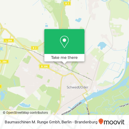 Baumaschinen M. Runge Gmbh map