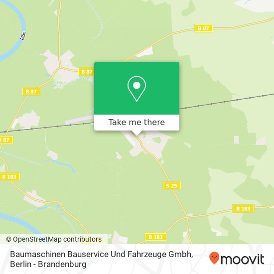 Карта Baumaschinen Bauservice Und Fahrzeuge Gmbh