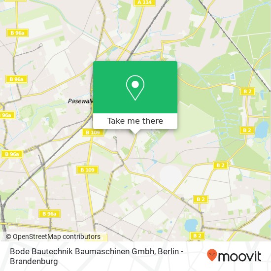 Bode Bautechnik Baumaschinen Gmbh map