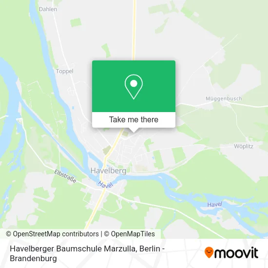 Карта Havelberger Baumschule Marzulla