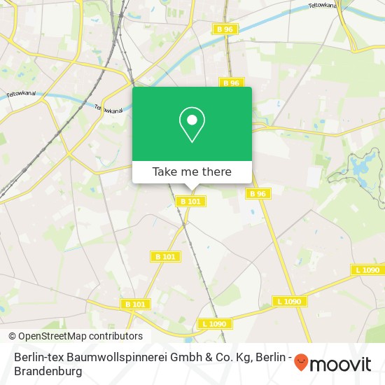 Berlin-tex Baumwollspinnerei Gmbh & Co. Kg map