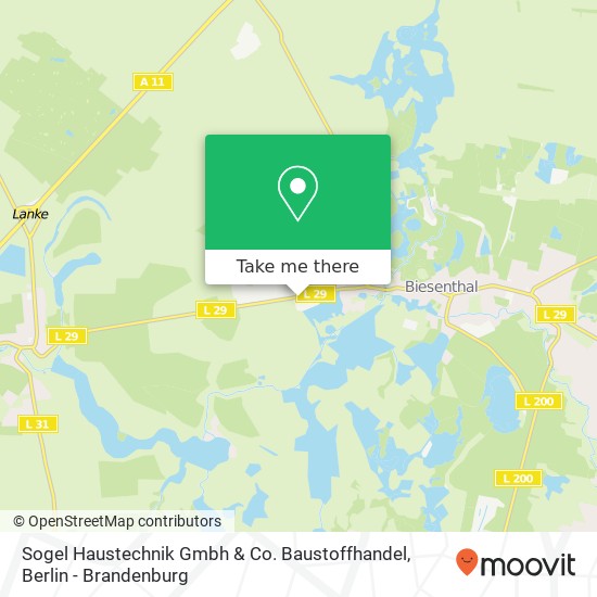 Sogel Haustechnik Gmbh & Co. Baustoffhandel map