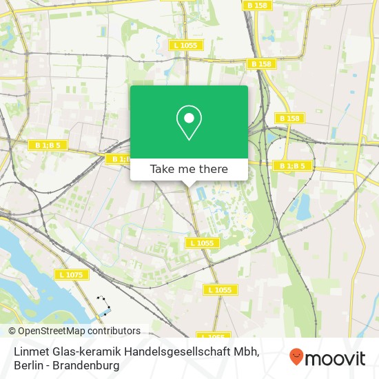 Linmet Glas-keramik Handelsgesellschaft Mbh map