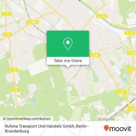 Rufena Transport Und Handels Gmbh map