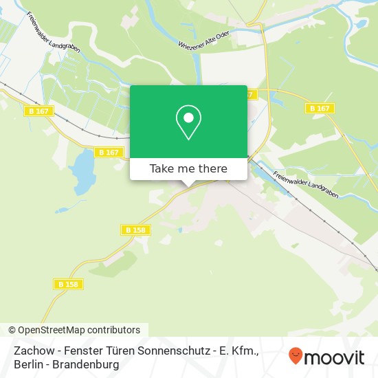 Zachow - Fenster Türen Sonnenschutz - E. Kfm. map