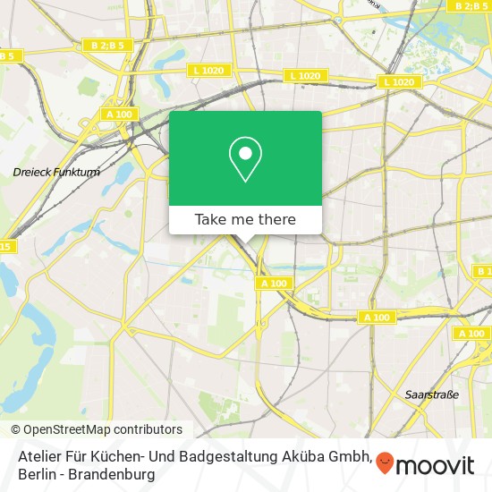 Atelier Für Küchen- Und Badgestaltung Aküba Gmbh map