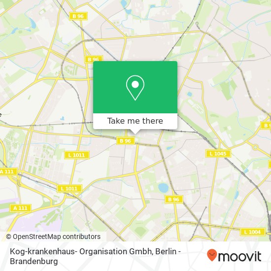 Kog-krankenhaus- Organisation Gmbh map