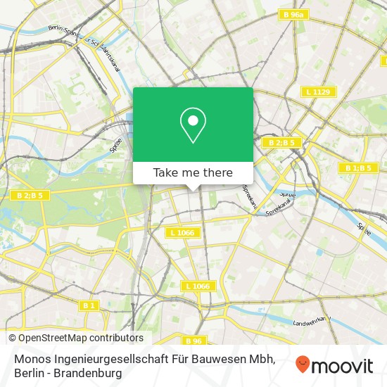 Monos Ingenieurgesellschaft Für Bauwesen Mbh map