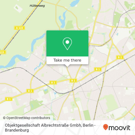 Objektgesellschaft Albrechtstraße Gmbh map