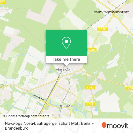 Карта Nova-bga Nova-bauträgergellschaft Mbh