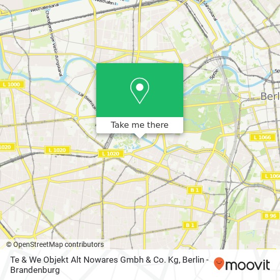 Карта Te & We Objekt Alt Nowares Gmbh & Co. Kg