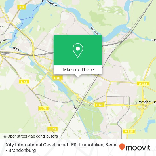 Xity International Gesellschaft Für Immobilien map