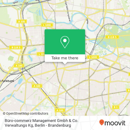 Карта Büro-commerz Management Gmbh & Co. Verwaltungs Kg