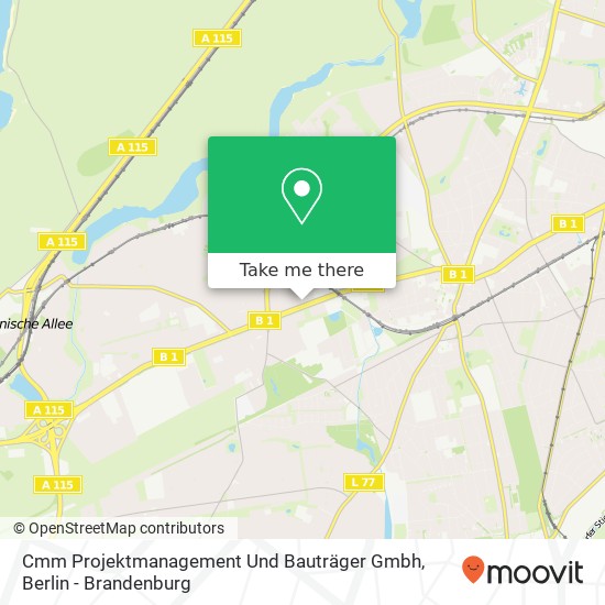 Карта Cmm Projektmanagement Und Bauträger Gmbh