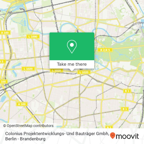 Colonius Projektentwicklungs- Und Bauträger Gmbh map