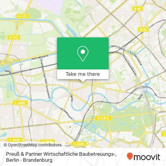 Preuß & Partner Wirtschaftliche Baubetreuungs- map