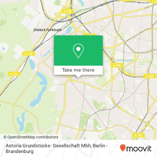 Astoria Grundstücks- Gesellschaft Mbh map