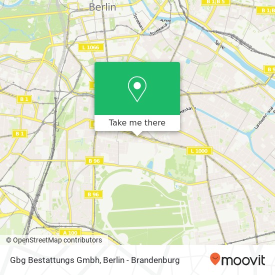 Gbg Bestattungs Gmbh map