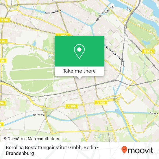 Berolina Bestattungsinstitut Gmbh map