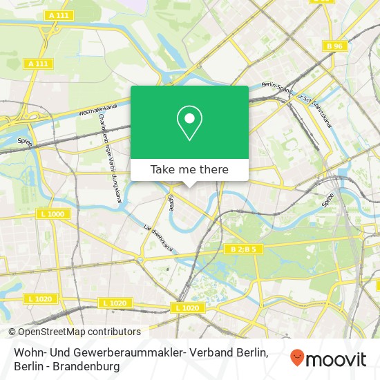 Карта Wohn- Und Gewerberaummakler- Verband Berlin