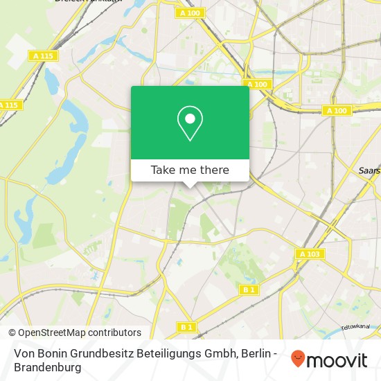 Карта Von Bonin Grundbesitz Beteiligungs Gmbh