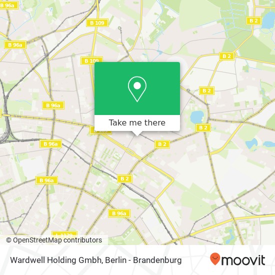 Wardwell Holding Gmbh map