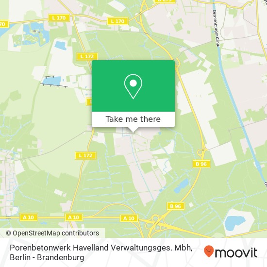 Porenbetonwerk Havelland Verwaltungsges. Mbh map