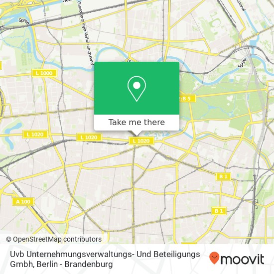 Карта Uvb Unternehmungsverwaltungs- Und Beteiligungs Gmbh